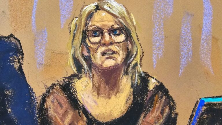 Donald Trump NYC Trial Stormy Daniels Court Sketch May 7 03