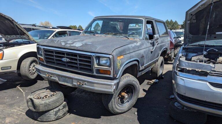 99 1983 Ford Bronco in Colorado junkyard photo by Murilee Martin