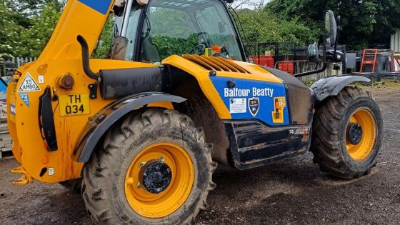 Balfour Beatty heavy machinery