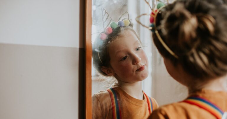 a young girl wearing