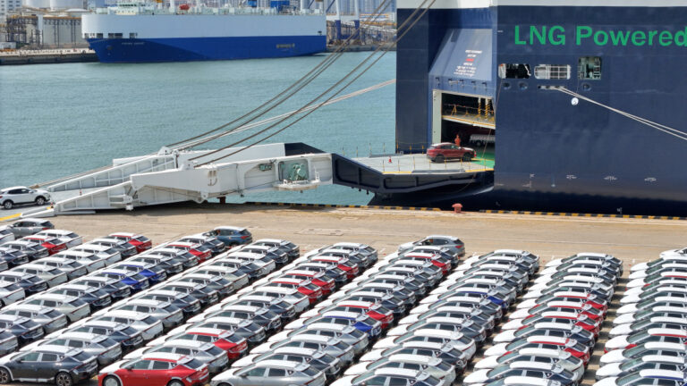 vehicles export in yantai