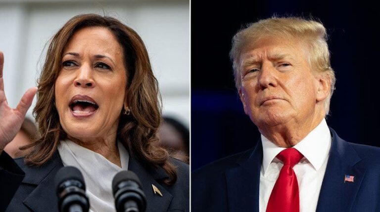 KAMALA HARRIS TRUMP SPLIT