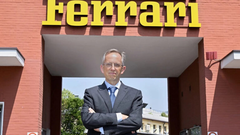 file photo ferrari ceo benedetto vigna unveils the company s new long term strategy in maranello