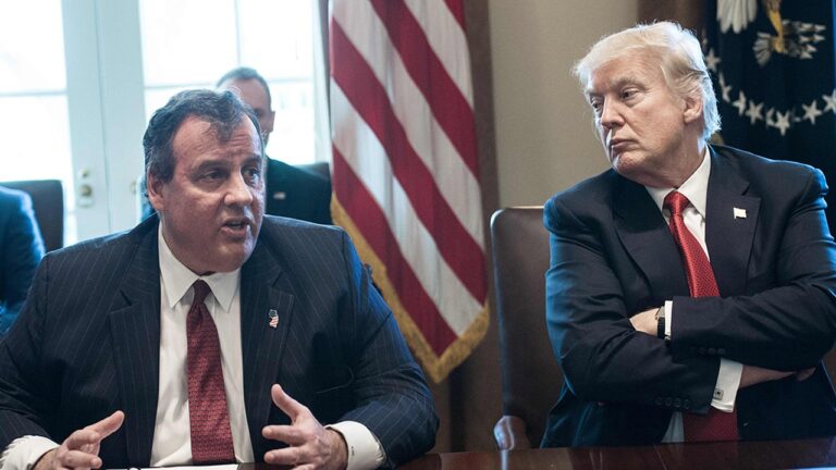 trump and chris christie