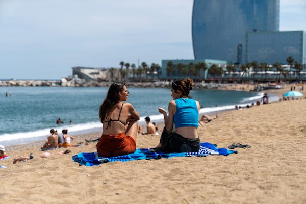 barceloneta beach barcelona Catalonia Spain Blake HornA7407824